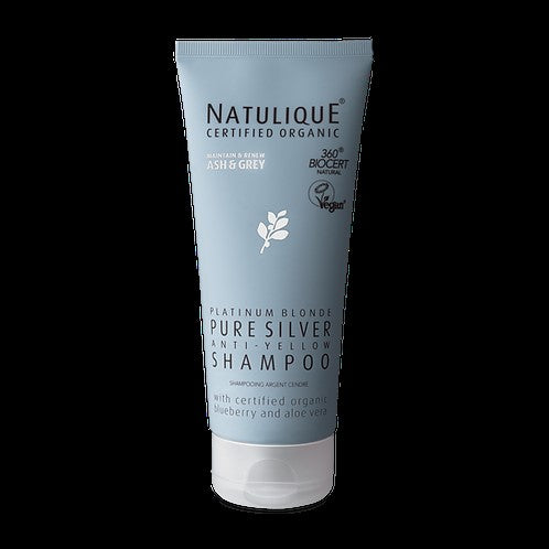 NATULIQUE CERTIFIED ORGANIC Hair Care - Platinum Blonde Pure Silver Shampoo - 200 ml